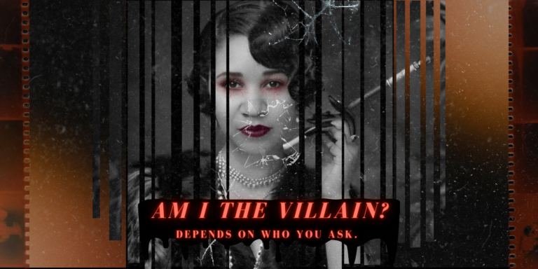 Woman with “Am I the villain?” text representing boundaries, self-worth, and the internal conflict of choosing yourself during healing