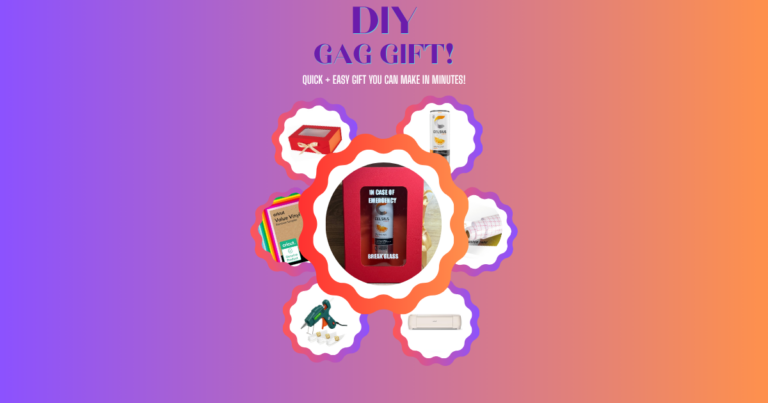 DIY gag gift idea for office bestie emergency kit with fun supplies quick and easy handmade gift